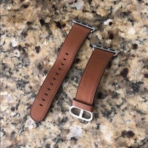 Authentic Apple leather band size 38/40mm
